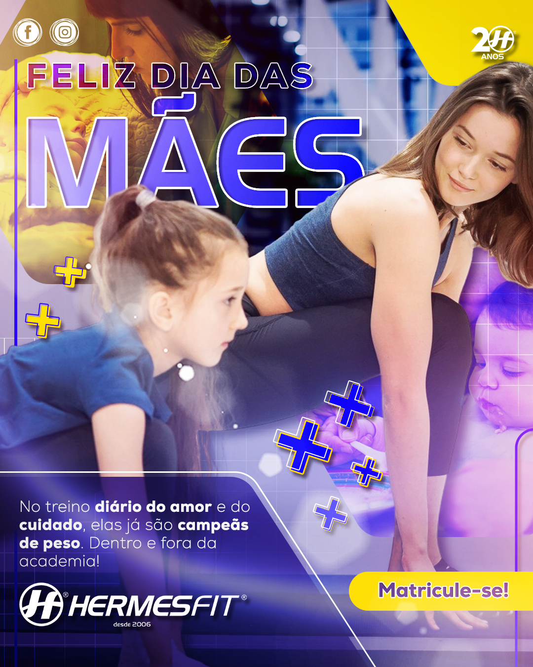 Homenagem de Dia das Mães na HermesFit